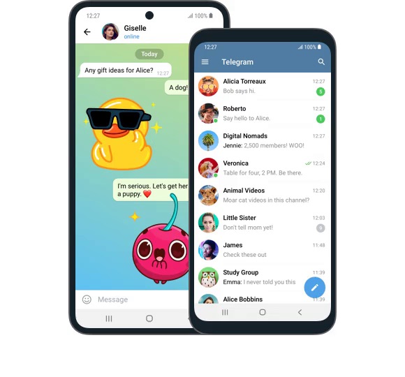 Telegram 界面